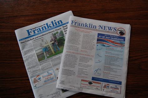 Franklin Matters: Franklin has two newspapers