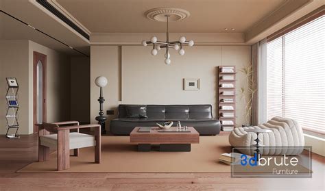 living room 3d model Buy Download 3dbrute