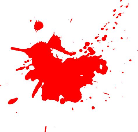 15 Red Paint Splatters (PNG Transparent) | OnlyGFX.com