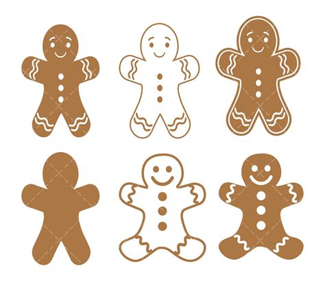 Christmas Gingerbread SVG, PNG, PDF, Christmas SVG, Gingerbread Man SVG