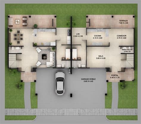 Impressive House Plans Duplex Pictures - Home Inspiration