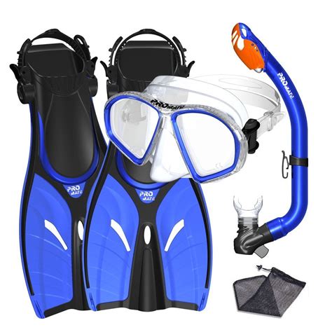 Spectrum Kids Snorkeling Gear Set w/ Dive Mask Snorkel Flippers by ...