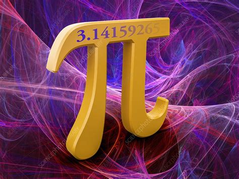 Greek letter Pi, illustration - Stock Image - C041/0455 - Science Photo Library