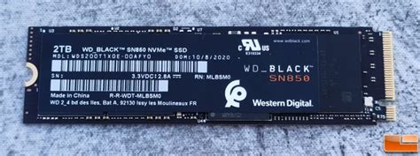 WD_BLACK SN850 2TB PCIe Gen4 NVMe SSD Review - Legit Reviews