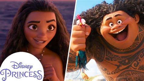 Moana & Maui's Funniest Moments | Disney Princess Chords - Chordify