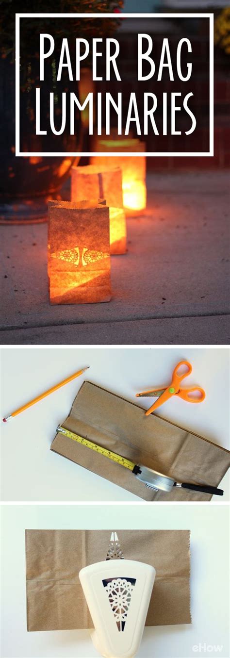 How to Create Safe Paper Bag Luminaries | Beautiful, Bags and Punch