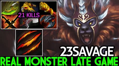 23SAVAGE [Ursa] Real Monster Late Game Full Physical Build Dota 2 - YouTube