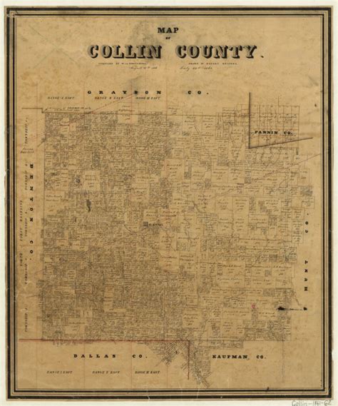 Map of Collin County – Legacy of Texas