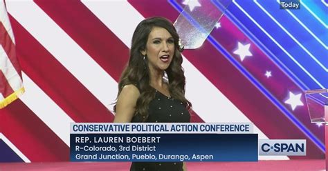 Rep. Lauren Boebert Speaks at Conservative Political Action Conference ...