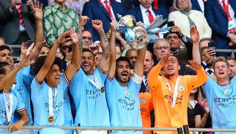 Football: Manchester City move one step closer to the treble, defeat ...