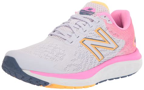 New Balance Women's Fresh Foam 680 V7 Running Shoe 8 Libra/Vibrant Pink ...