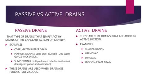 Surgical drains | PPT