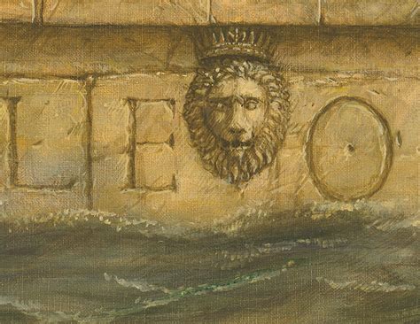 Leo ⋆ original oil painting from the zodiac series by Jake Baddeley.