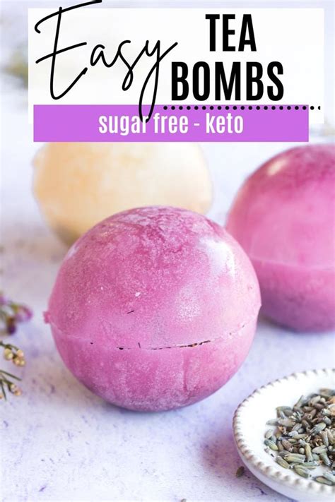 Sugar Free Tea Bombs Ketofocus