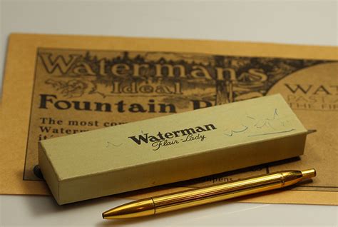 Waterman Flair Lade Ballpoint Pen in Original Box n1078 | Vintage Waterman Pens