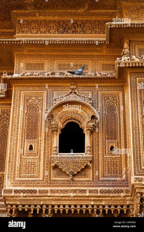 India - Rajasthan - Jaisalmer - haveli inside Jaisalmer Fort Stock Photo - Alamy