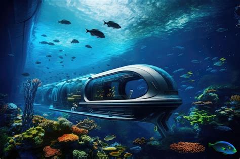 Premium Photo | Train Floating in Ocean Bizarre Phenomenon Captured on ...