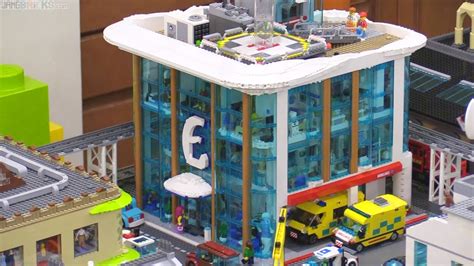 Custom LEGO Hospital full detailed tour! 🏥 🚑 - YouTube