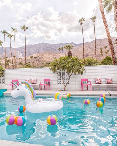 Unicorn pool float | Palm springs party, Palm springs bachelorette ...