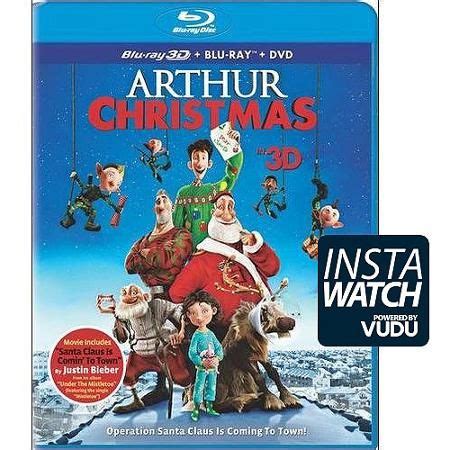 Arthur Christmas (Blu-ray + DVD) - Walmart.com | Arthur christmas ...