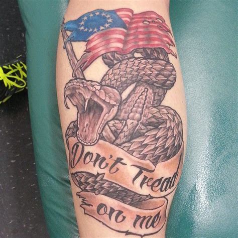 joshartist:dont-tread-on-me-tattoo-rattlesnake-snake-military ...