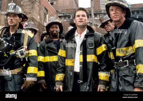 WILLIAM BALDWIN, KURT RUSSELL, SCOTT GLENN, BACKDRAFT, 1991 Stock Photo ...