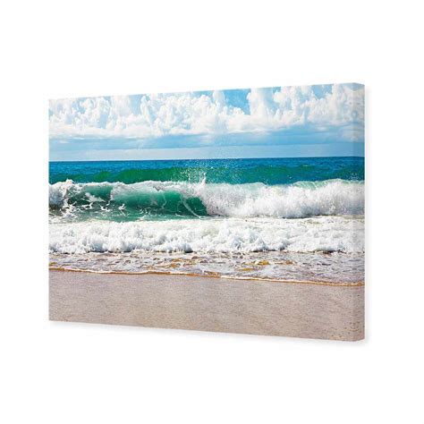 Green Wave Standard Canvas Art | Urban Interiors