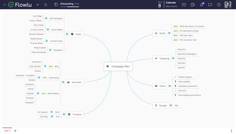 Online Mind Mapping Software | Flowlu - Free Mind Maps