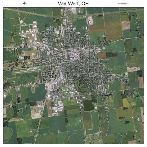 Aerial Photography Map of Van Wert, OH Ohio