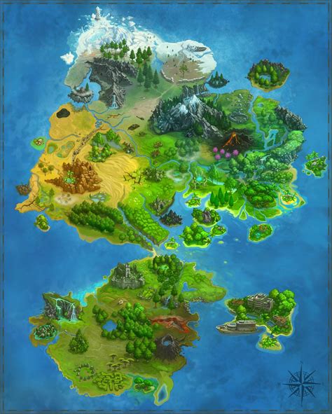 Fantasy Map, Georgi Markov on ArtStation at https://www.artstation.com ...