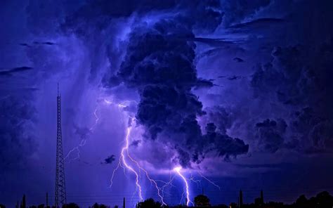 lightning, Storm, Rain, Clouds, Sky, Nature, Thunderstorm Wallpapers HD / Desktop and Mobile ...