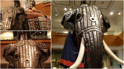 Beautiful examples of elaborate War Elephant Armor