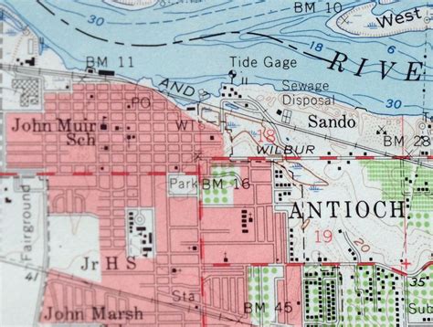 Pittsburg California Vintage USGS Topographic Map 1953 Concord Fairfield Topo | eBay