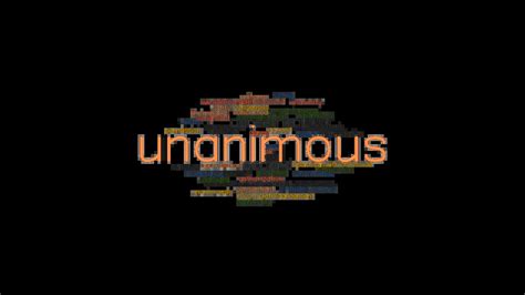 UNANIMOUS: Synonyms and Related Words. What is Another Word for UNANIMOUS? - GrammarTOP.com