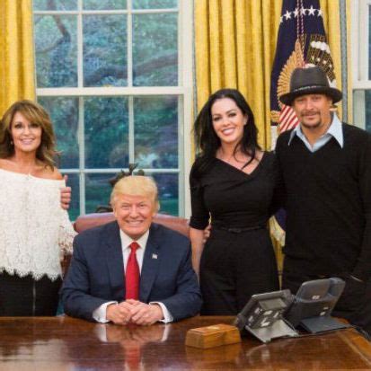 Sarah Palin, Kid Rock, and Ted Nugent at Trump White House