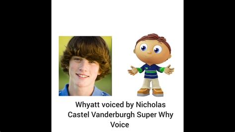 Super Why Whyatt Voice Comparison - YouTube