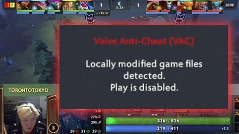 Valve Anti-Cheat system (VAC) Message in Middle of Eastern Europe Qualifiers Dota 2