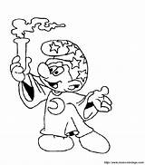 Kolorowanki Smerfy Colorare Puffi Smurf Kolorowanka Dla Smurfette Papa  sketch template