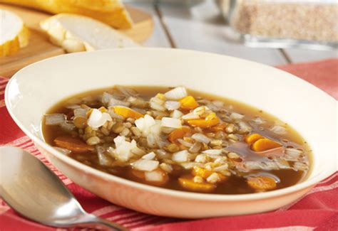 Campbell's Slow Cooker Barley & Lentil Soup Recipe | Just A Pinch Recipes