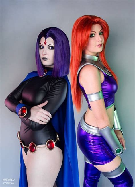 Raven and Starfire Cosplay From Teen Titans - Media Chomp