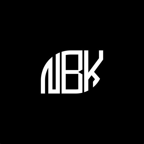 NBK letter logo design on black background. NBK creative initials letter logo concept. NBK ...