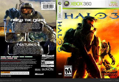 Halo 3 Xbox 360 Box Art Cover by Hellstorm12