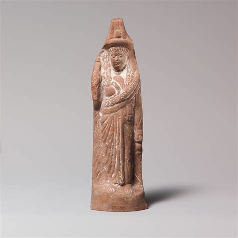 Terracotta statuette of Isis or a follower of her cult | Roman | Imperial | The Metropolitan ...