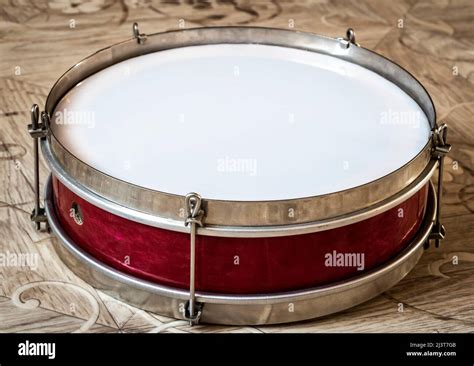 Pioneer red snare drum close-up. Former USSR Stock Photo - Alamy