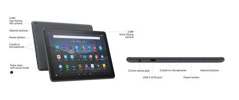 Amazon.com: Fire HD 10 Plus tablet, 10.1", 1080p Full HD, 32 GB, (2021 release), Slate, without ...