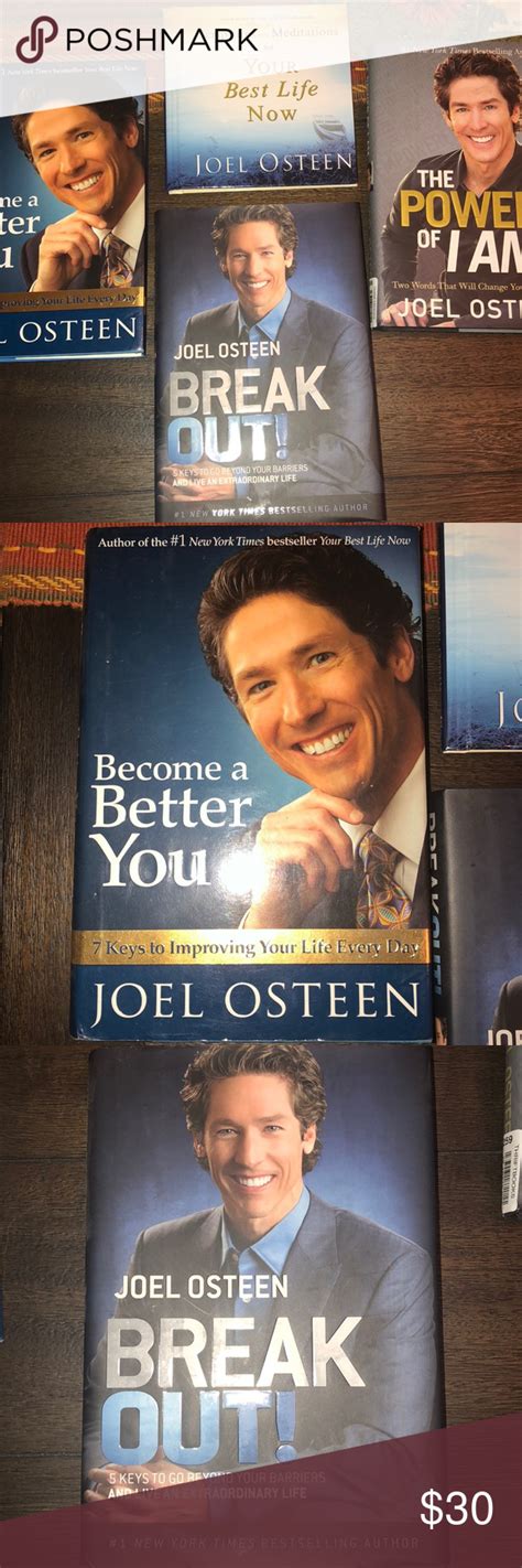 Joel Osteen Books Four Joel Osteen books All in great condition- all hardback!! -Become A Better ...