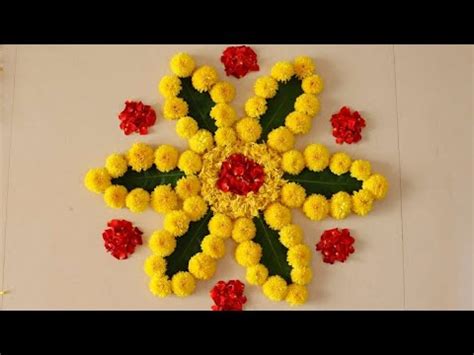 Ideas For Flower Rangoli | Best Flower Site