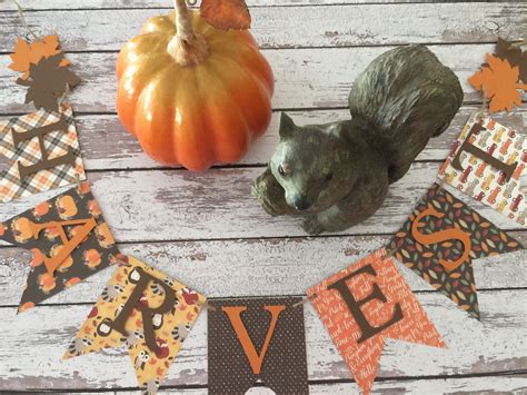 Harvest Banner Fall Banner Autumn Banner Halloween Banner - Etsy