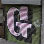 Graffiti by Eine in London, United Kingdom (Google Maps)