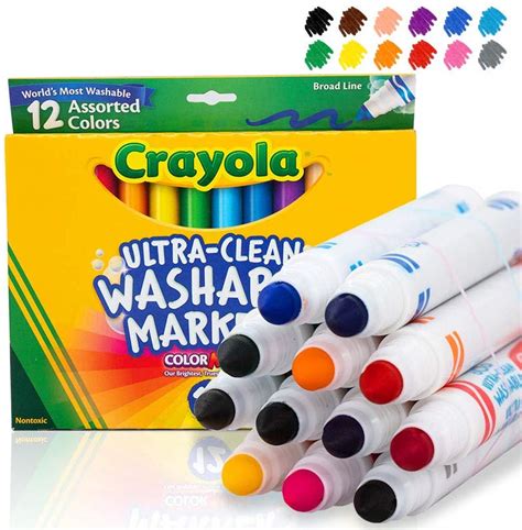 Amazon Lowest Price: Crayola 12 Ct Ultra-Clean Washable Markers